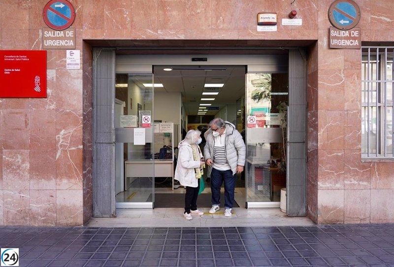 La Comunidad Valenciana inicia el año con una baja drástica en el porcentaje de ingresos en UCI mientras la gripe muestra un estancamiento