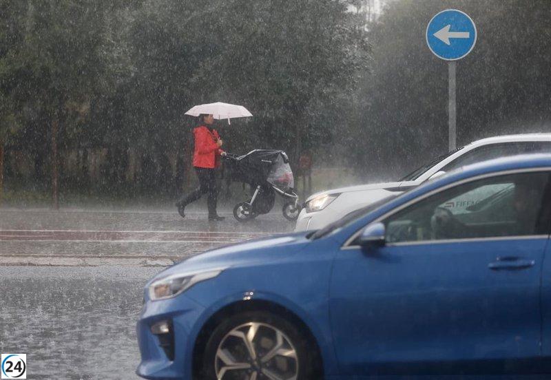 La tormenta Alice descarga 44 litros por metro cuadrado en València, activando a los bomberos en Catarroja y Alcàsser.