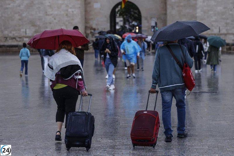 València suspende su estrategia de gestión de lluvias tras la tormenta Alice.