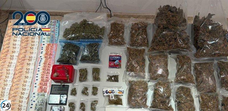 Desmantelada en Alzira una red de narcotráfico: dos arrestos.