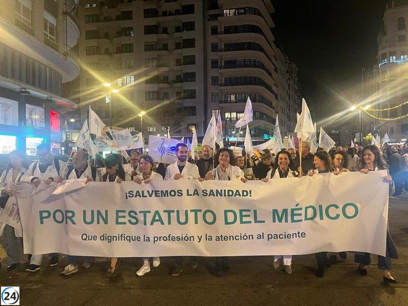 Médicos de Valencia finalizan su huelga exigiendo un Estatuto propio: 