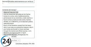 Emergencias presenta a la jueza el borrador de ES-Alert que no se remitió el 29 de octubre.