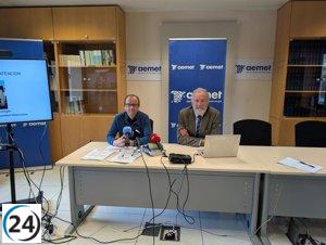 Aemet anticipa un Navidad fría y lluviosa en la Comunitat Valenciana.