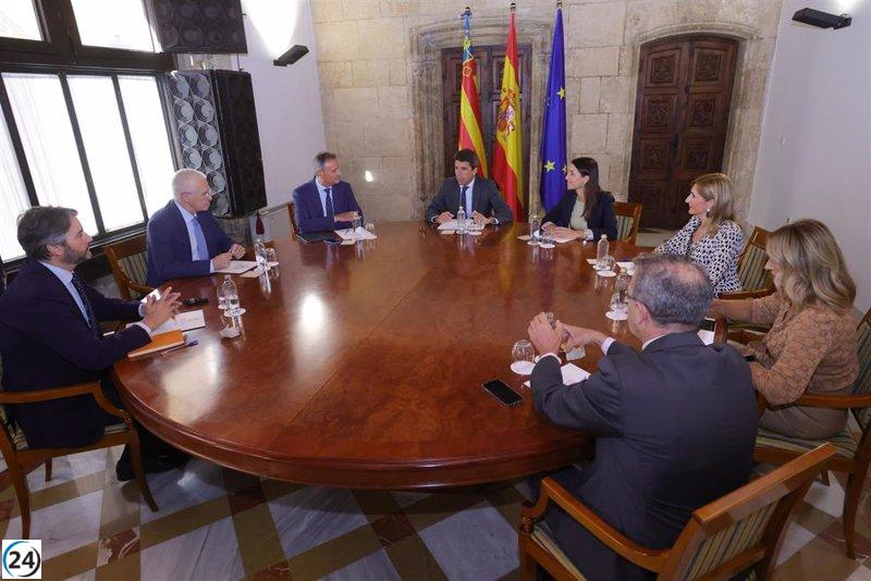 Mazón se reúne con directivos de Ford España y Stadler para impulsar la colaboración entre la Generalitat y ambas compañías