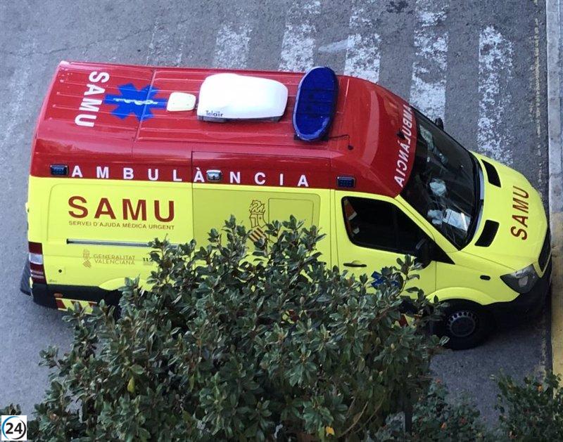 Fatal accidente en San Miguel de Salinas: un hombre de 63 años pierde la vida al chocar su motocicleta contra un automóvil en la CV-95.