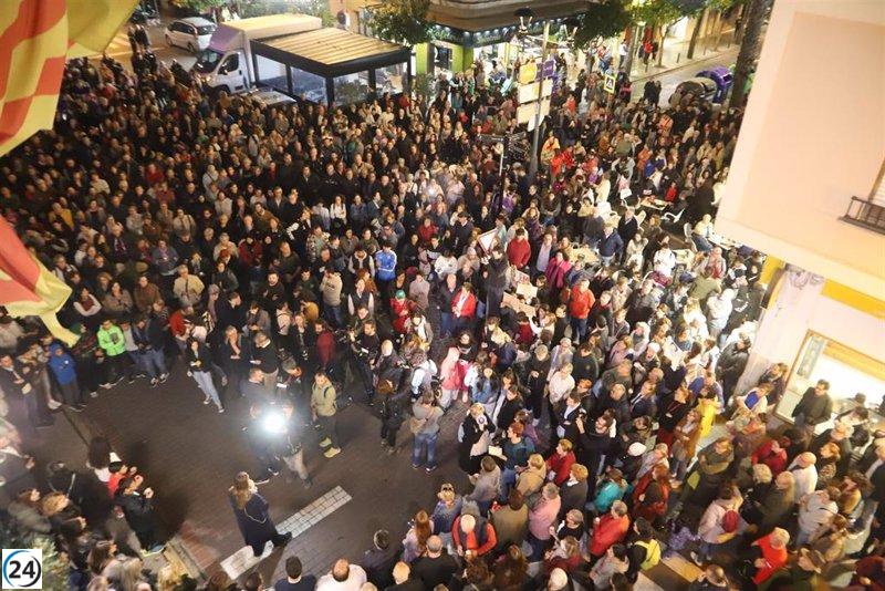 Manifestación en Sagunt denuncia el asesinato de Fátima y rechaza discursos que minimizan el problema del machismo